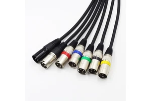 Customization Professional Xlr Audio Line Microphone Mixer Male-to-Female Balanced DMX Stage Control Line XLR Cable