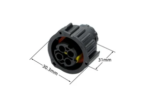 13606031X Automotive Valve Servo Motor Nylon Plug Connector 8-Pin Male/Female Adapter for Easy Wiring Industrial 300V