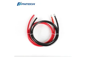TUV Certification Battery Cable with Terminal Lug Connector 1m 6mm2 High Quality Customarize for Solar Inverter