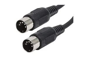MIDI DIN 5Pin Twisted Pair Coaxial PVC Jacket Male to Male Extension Cable for Beauty Equipment Stage Fog Machine