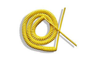 Spring Wire PU 8 Core 1.5 square Cable SpiralCoil Ethernet Cable Mechanical Equipment Custom Length