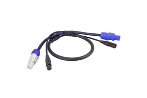 SNA60 Yinyu DDP RTS Professional XLR and PowerCON Combo Snake Cable for Stage Lighting and Powered Speaker Systems
