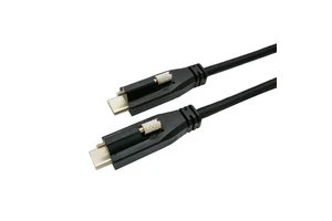 Industrial Camera Cable USB 3.1 Type C Male to Male with Locked Single Screw Cable USB C Locking Screw