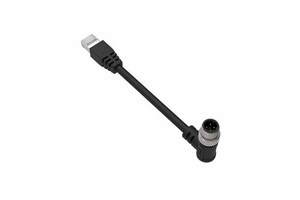 Custom M12 Connector Male Female a X D Code 4 8 Pin RJ45 Plug Profinet EtherCAT Ethernet Cable Assembly Shielded Wire Harness