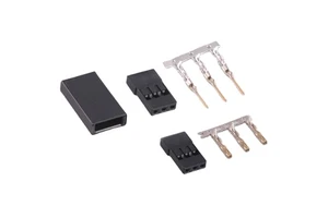 Mayatech 10 Sets DIY 3 Pin Servo Plug Set Female Male Connector Gold Plated JR Type RC Airplane Multirotor Quadcopter Composite