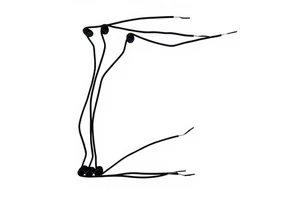 High Flexibility Spiral TPU Wire Harness with Enameled Wire Custom-Molded Coiled Cable for ACHETESS Smart Neck Massager