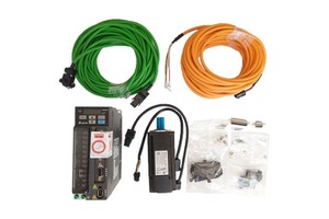 New Steel 400W AC Servo Motor Drive with 12m Cable for DELTA System