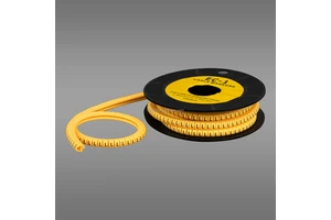 1 Roll Cable Identification Wire, 1.5 ~ 10 M² 0 To 9 Coded Clip On PVC Number Tube Cord Cable Marker For Electronics Computers