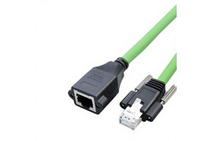 Factory Wholesale Industrial Camera CCD Gigabit Network Cable High Flexibility Drag Chain Shielded Ethernet Cable with Screws