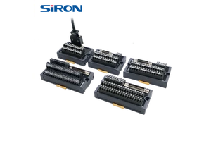 SiRON T231/T232/T233/T235/T234&T064 X220 Plug-In MDR Servo Switching Terminal Block DC24V 1A CE&RoHS Certified Black 14-50 Bit