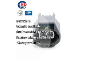 2 Way 7283-5575-10 Cable Wiring Harness Car Electrical Housing Wire Auto Vacuum Servo Brake Tank Socket Connectors 7282-5575-10