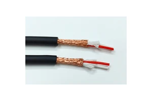 Microphone Cable 22AWG OFC Guitar Audio Cable Wire Copper 2 Core Twisted Double Foil Shielded Hifi Flexible Stage DMX Cables