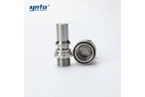 YNTO ISO9001 Factory Quick Locking Connector 316L Stainless Steel Dry-Break Quick Connector For Server Rack Cooling