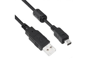 E06C 12pin USB Data Cord Charging Cable Wire for Olympus E330 E-410 E-510 E520 SZ-10 SZ-30 SZ-20 CB-USB5 U410 Digital Cameras