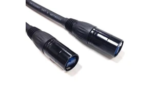 Shielded CAT6 Bare Copper Ethercon Cable 6ft Professional Audio Lighting RJ45 Studio Stage Concerts Black