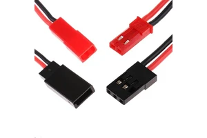 High Quality Servo Adapter Wire JST Plug JR Connector Male Female Cable for RC Plane Helicopter PVC Copper Customized Length