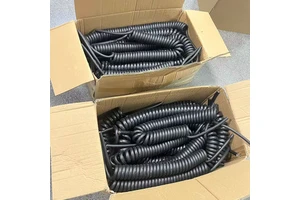 2 3 4 5 6 8 12 Core Electrical Spring Coiled Coil Cable TPU PUR Extension Cords Spiral Coiled Wire Cable Electrical Spring Cable