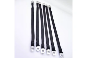 Professional Custom Battery Cable square mm Battery Wire Harness Woven Metal