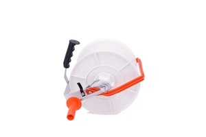 Plastic White 1:3 Polywire Electric Geared Fence Cable Reel