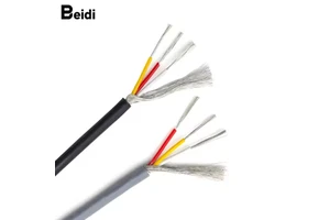 BEIDI High Quality Electrical Wire UL AWM 2547 Cable 28 26 24 22 AWG Stranded Tinned Copper 3 Core Spiral Shielded Cable