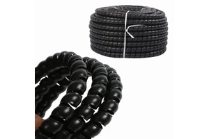 Flexible Wire Cord Bundler Cable Sleeve Ultra-Easy Messy Wire Solution for TV/PC/USB/Audio Cable Spiral Guard Hydraulic Hose