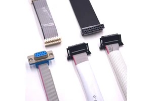 IDC Male Female Flat Ribbon Cable 2.0mm 2.54mm Pitch UL2651 Flexible Wire Harness for PCB Connection Custom Length Available