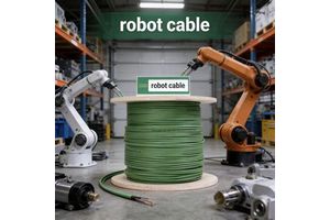 Industrial Robot Cable TRVVPS Flexible Drag Chain Cable 2-40 Cores Tinned Copper 30 Million+ Bending Life Shielded Wire