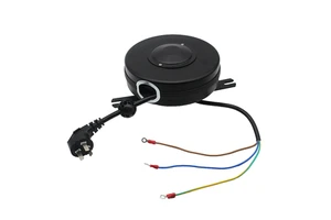 Mella Portable Charger Flexible Usb Wire Cord Storage Reel Cord Extension Retractable Cable Reel for Hair Dryer