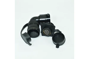 Servo Motor Plug Socket YD28-15-YDB28K15TS Elbow 90 Degrees Aviation Plugs, Connectors Encoder Socket