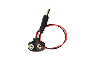 DC 9V Battery Button Power Cable Battery Buckle Snaps Power Cable Connector DC5.5*2.1