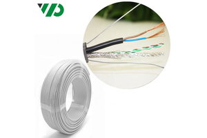 Customized 450V Cat5e UTP Twisted Pair Shielded Industrial Copper Power Ethernet Cable