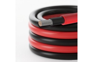 36kV PV Solar DC Cable High Voltage XLPO Insulated Tinned Copper Stranded Black Red 2.5MM²4MM² 6MM² 10MM² For Industrial Power