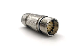 Intelligent Control DIN Power IP67 Servo System M23 Extended Connector with Clockwise/Counterclockwise 9/12/17/19 Pole