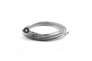 Heavy Duty 150\" Rear Ramp Door Cable Replacement for Enclosed Trailers with Motorcycle Ramps & Stands