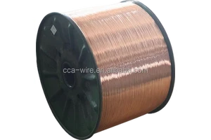 CCS Wire 0.1mm-4mm Copper Clad Steel Wire For UTP Cabe/CATV Cable /Military Field Cables