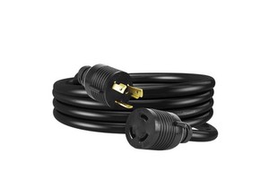 3/10/25/50FT Heavy Duty SJTW Power Cords & Extension Cords L6-30P/L6-30R Twist Lock Generator Extension Cable