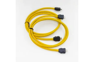 Harting Original 1.5A Industrial Ethernet Cable Assembly Double IX Type Plug High Flex PVC Automotive Use 10-Pin Pure Copper