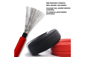 High Quality H1Z2Z2-K PV1-F DC 4mm2 XLPO Double Insulated Copper Wire Solar Cable for Solar Panels