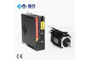 60mm 400W AC Servo Motor And Driver Kit 1.27Nm 220V 3000RPM for Industrial Robot