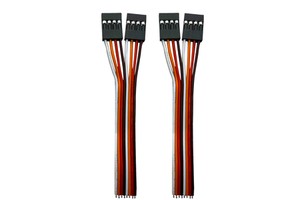 22AWG Servo Signal Cable 150mm Tin Lead Tail Wire for Female/Male RC Helicopter Drone Car Toys-Pure Copper Conductor PTFE
