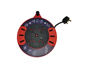 New Product Universal Type 5M/10M Plastic Cable Reel Extension Reel Copper Wire Electric Wire Multi-function 4 Way Socket