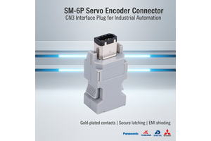 SM-6P 6Pin 1394 Servo Encoder Connector Male Plug for Panasonic Yaskawa Delta Mitsubishi Servo Motor CN3 Interface