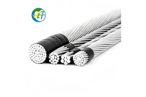 Power Aerial Conductor ACSR Standard ASTM B232 AWG 26.4MCM 13.3mm² Turkey Type for Power Transmission Line RT:5.25KN