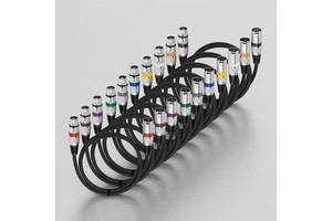 XLR Microphone Cable 3Pin Male to Female Balanced Audio Cable Gold Plated for Mixer Speaker Sound System Studio 1M