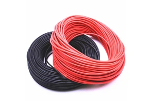Free Shipping Silicone Cable Red Black Wire Car Battery Automotive Wiring Electrical Wires 10awg 8awg 6awg 18 16 14 12 10 18awg