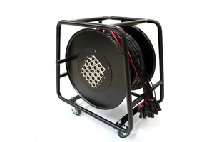 Pro Snake XLR Cable Reel 30m 50m 100m Balanced Cable Wire Drum 8 24 32 Channel for Stage Mix Console