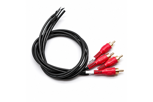 Professional Customizable 4 RCA Male Lotus Plug Pigtail Audio Video AV Cable Assembly Sound Wire For Speaker Sound System