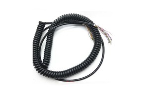12 Cores 3-4m Spring Spiral Cable Coiled Cable for CNC Handheld Encoder Manual Pulse Generator MPG
