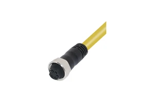 High Current 7/8 Brass Connector Male Female Waterproof IP67/IP68 Automotive Cable 3/4/5pin I/O Link