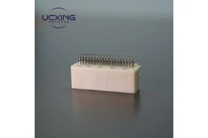 WX110D 40P Connector 90 Plugged Hole Version Servo Motor Adapter 12V DC 2.5A Male Copper Alloy Contact SPS/PBT Housing Rectangle